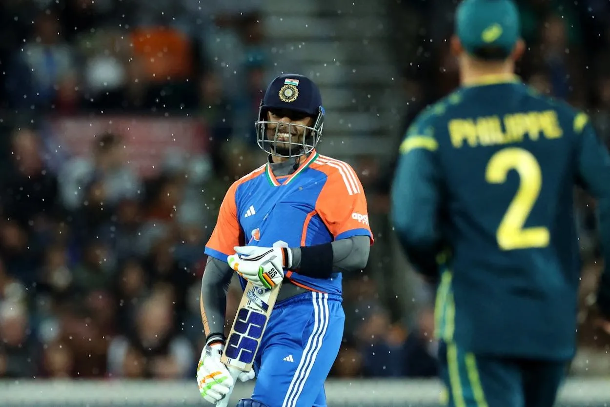 Rain Washes Out 1st T20I Between India and Australia in Canberra