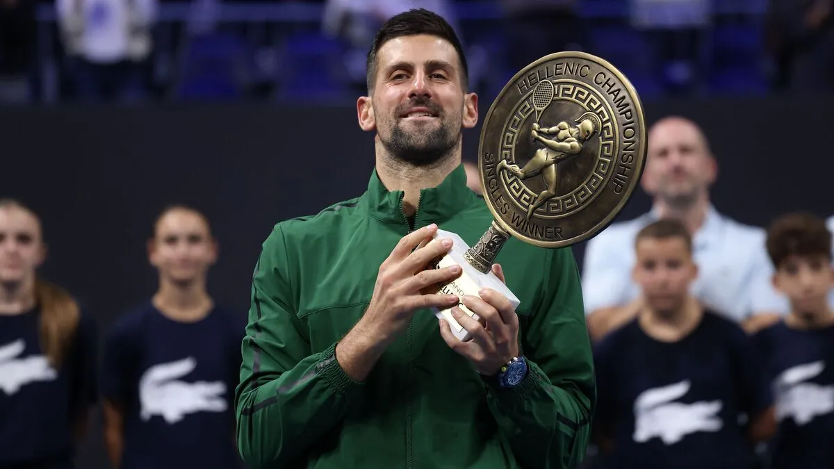 Djokovic Wins 101st Career Title, Denies Musetti ATP Finals Spot