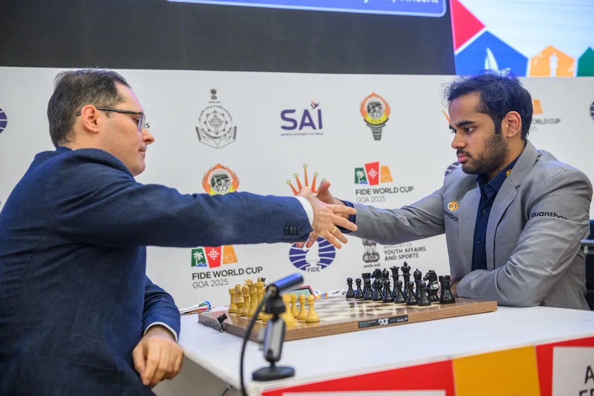 Erigaisi, Harikrishna Advance to Pre-Quarterfinals of FIDE World Cup 2025