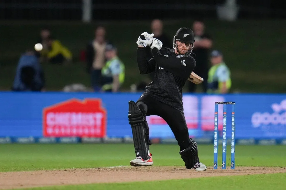 Santner’s Late Heroics Seal ODI Series Win for New Zealand Against West Indies