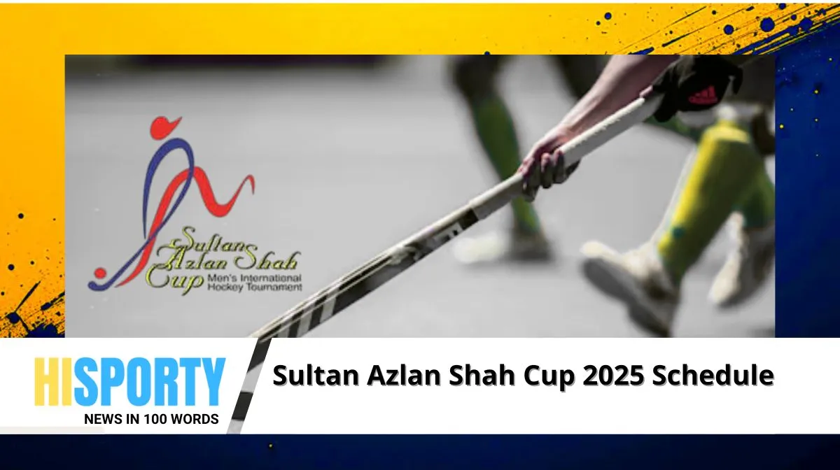 Sultan Azlan Shah Cup 2025 Schedule