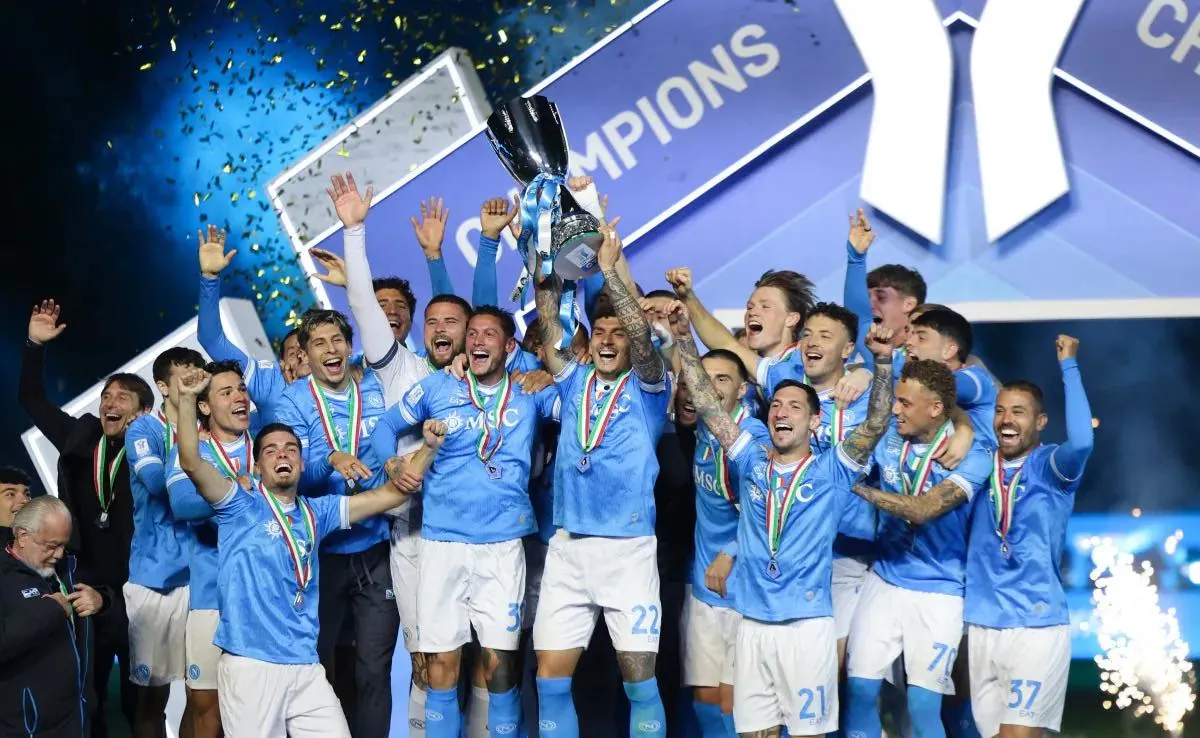 David Neres Brace Leads Napoli to 2-0 Triumph Over Bologna to Clinch Italian Super Cup