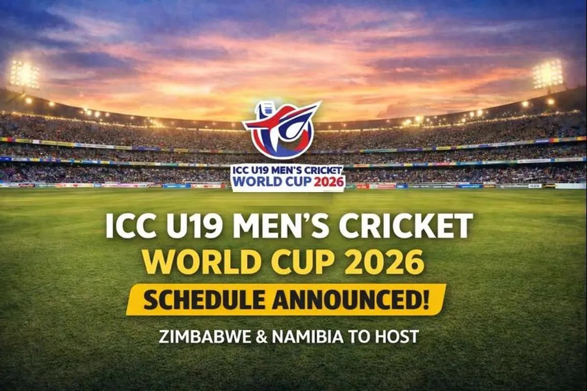ICC U19 Men’s Cricket World Cup 2026 Schedule Announced, Zimbabwe & Namibia to Host