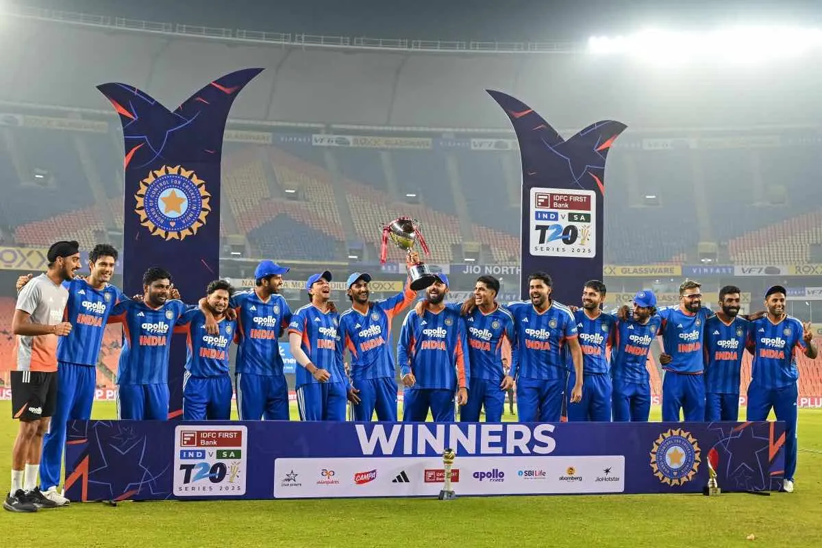 India Clinch Series 3-1 as Varma, Pandya Power Win; Chakaravarthy, Bumrah Seal 30-Run Triumph