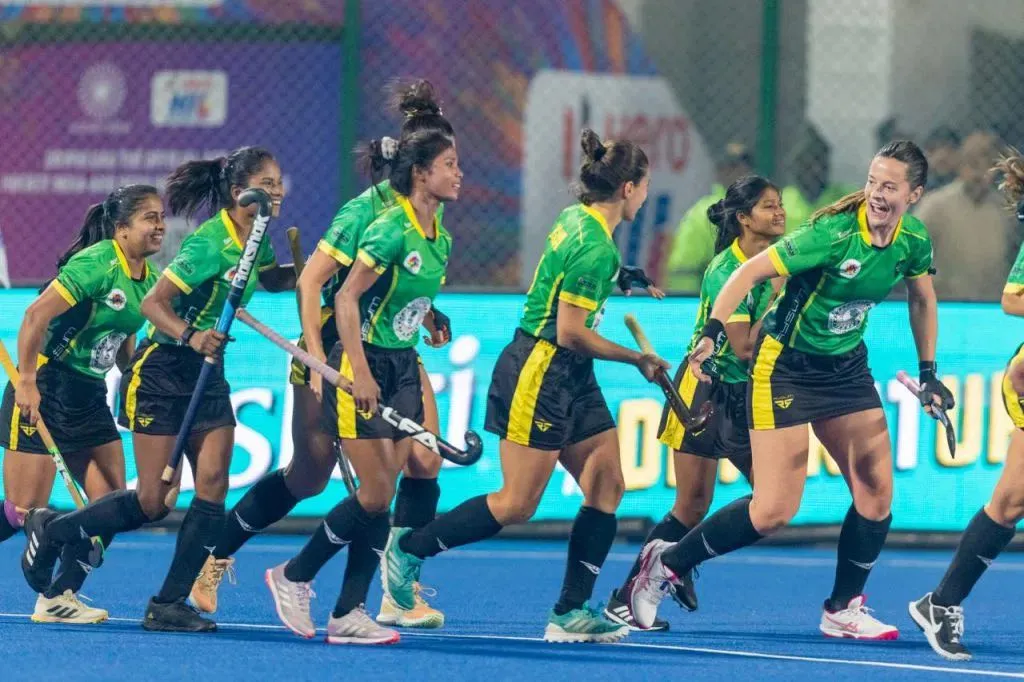 Ranchi Royals Thrash Shrachi Bengal Tigers 5-0 in Women’s HIL Clash