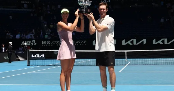 Gadecki, Peers Make History with Back-to-Back AO Mixed Doubles Titles