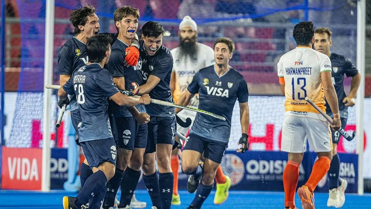 Argentina Beat India 4-2 in FIH Pro League Clash at Rourkela