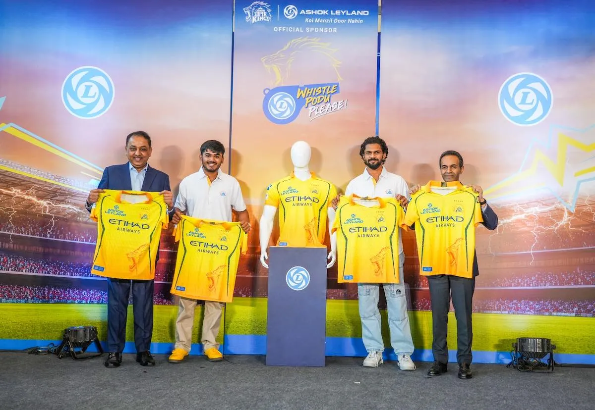 Ashok Leyland Becomes Official Sponsor of Chennai Super Kings