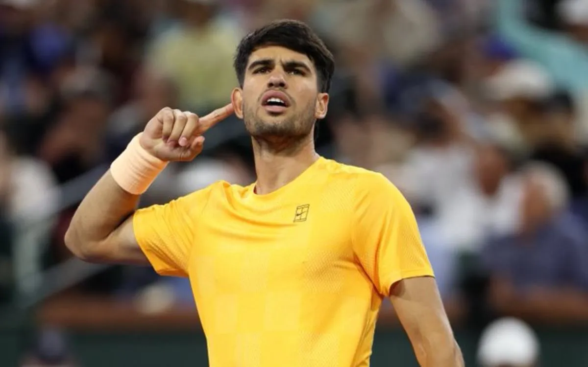 Carlos Alcaraz Beats Casper Ruud To Reach Fifth Straight Indian Wells Open Quarterfinal
