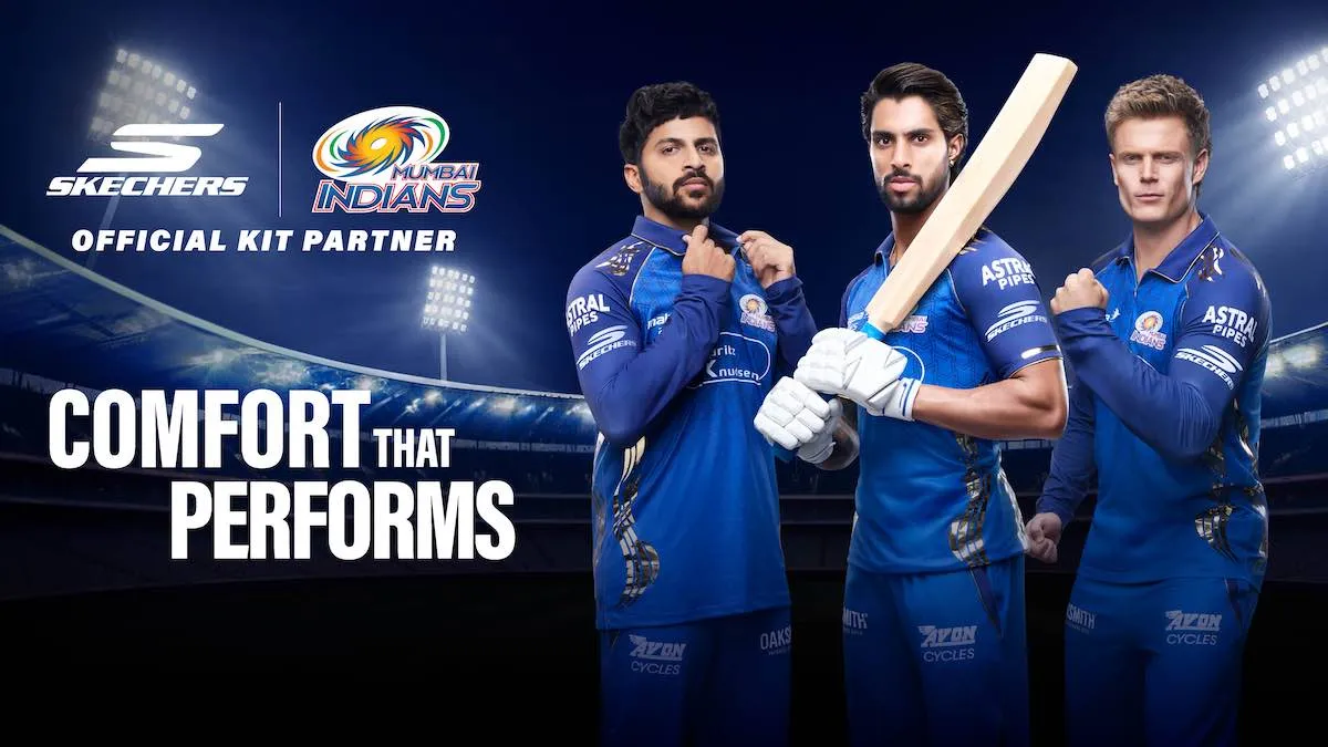 Skechers Returns as Mumbai Indians Kit Partner 2026 | New Jersey Launch & Campaign