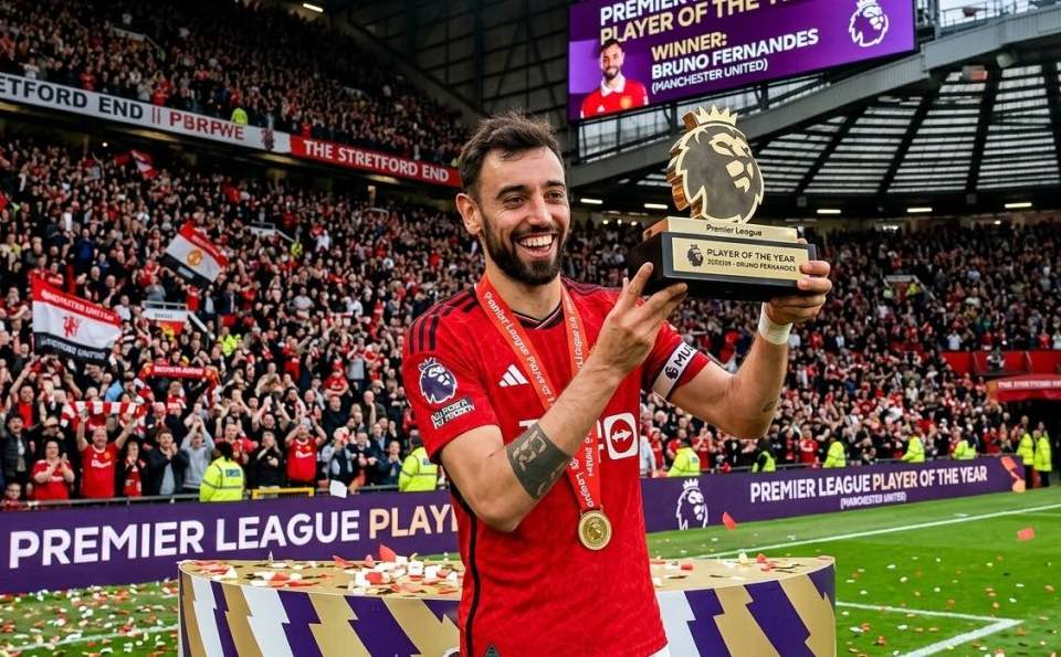 Bruno Fernandes Wins Premier League Player Of The Season Award HiSporty