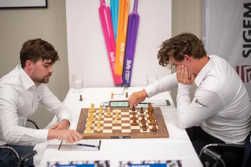 Magnus Carlsen suffers rare classical defeat to Jorden van Foreest