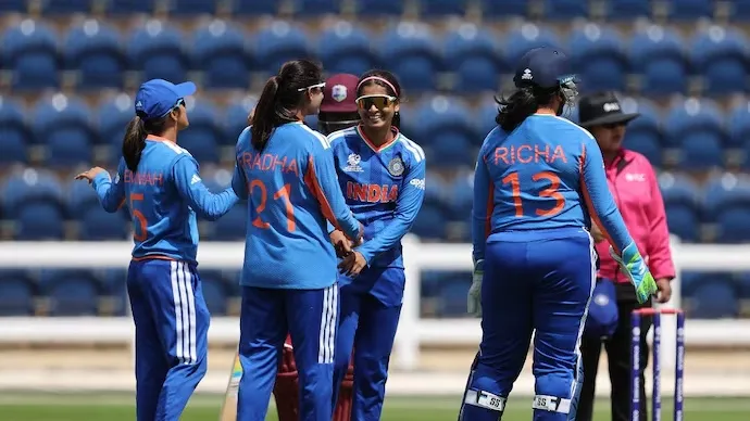 India Women Begin T20 World Cup Warm-Ups with 26-Run Win Over West Indies