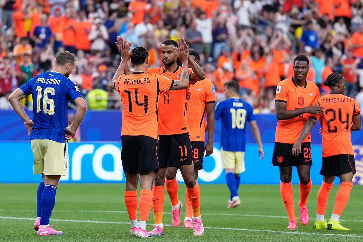 Netherlands Beat Sweden 5-1 to Top Group F at FIFA World Cup 2026