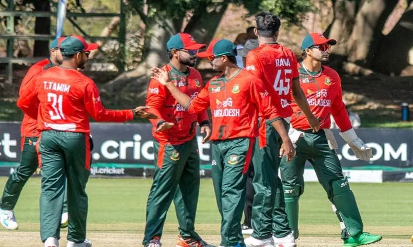 Bangladesh beat Zimbabwe by 34 runs