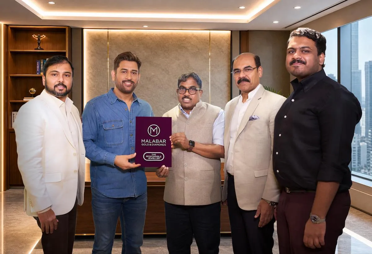 MS Dhoni Malabar Gold And Diamonds as the Brand Ambassador