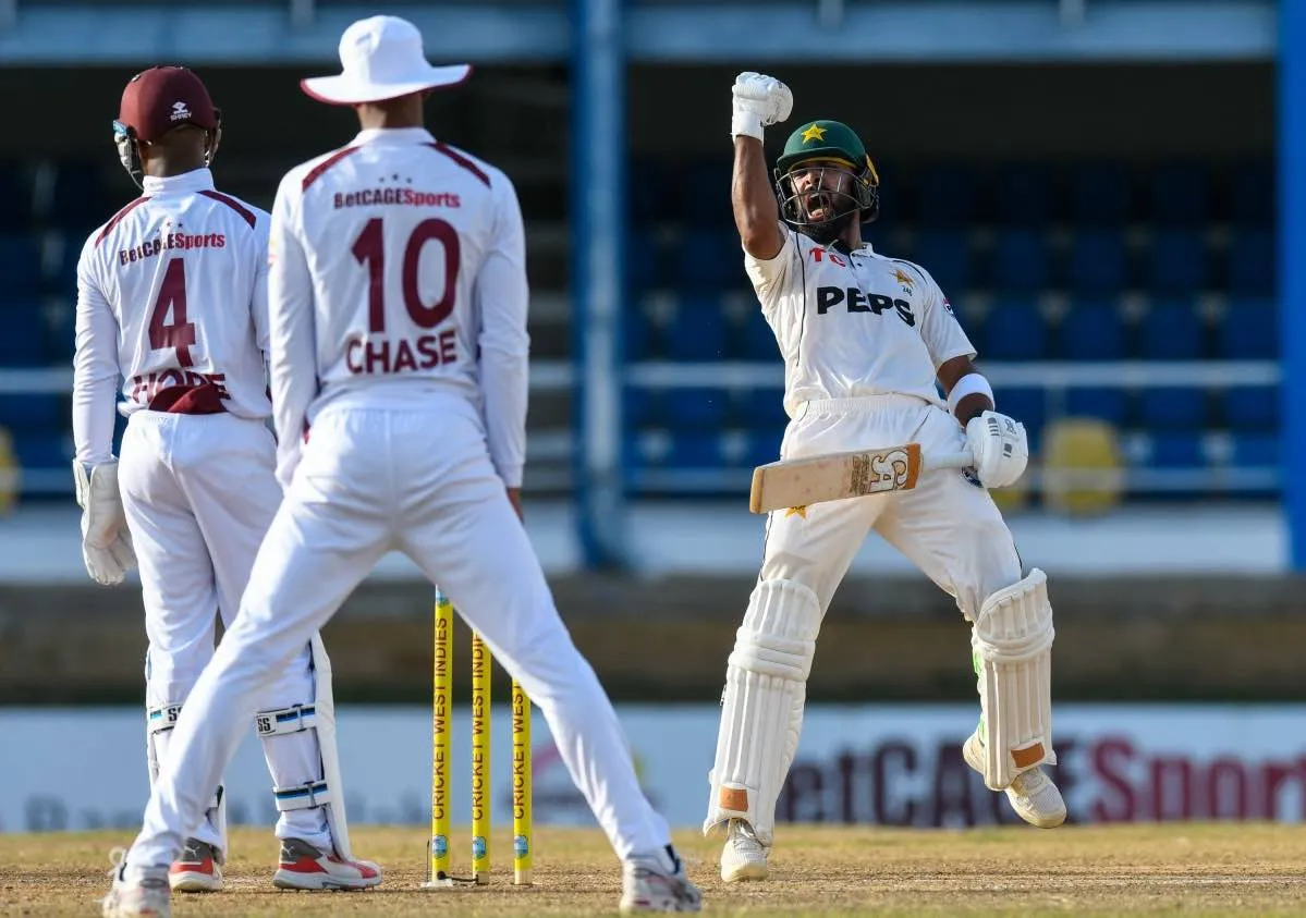 Abdullah Shafique’s Century, Babar Azam’s Unbeaten 86 Put Pakistan in Control vs West Indies