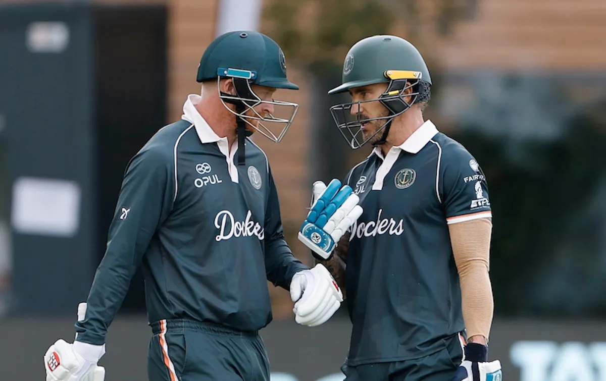Faf du Plessis’ 79 Powers Rotterdam Dockers to 7-Wicket ETPL Win