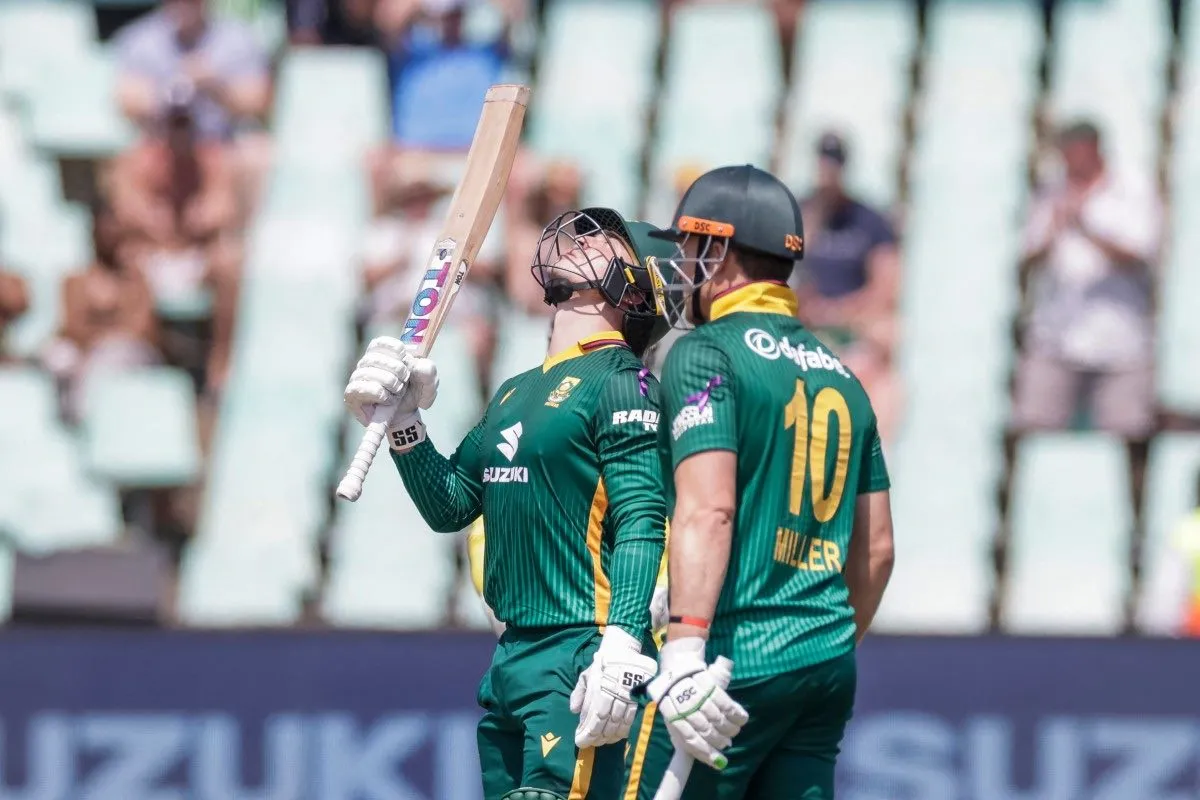 Matthew Breetzke, Keshav Maharaj Shine as South Africa Beat Australia by 67 Runs