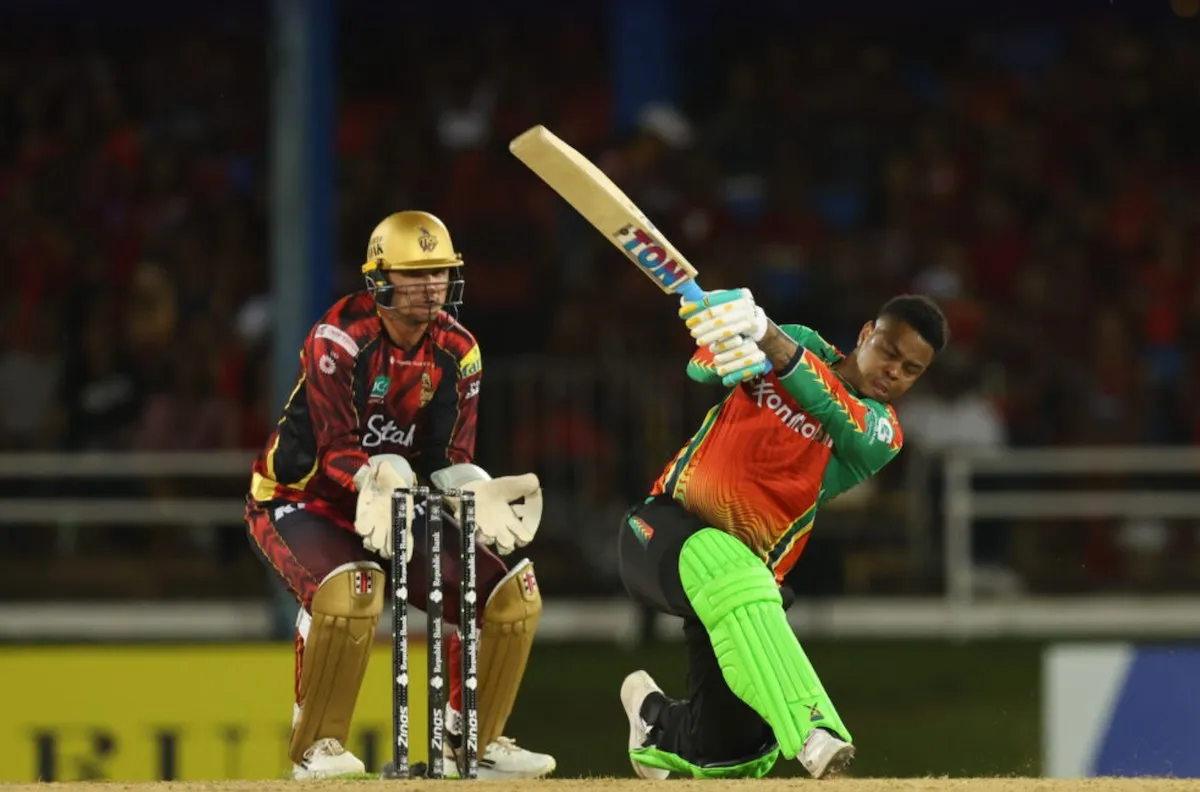 Shimron Hetmyer Hits Fastest Century as Guyana Beat TKR by 9 Runs